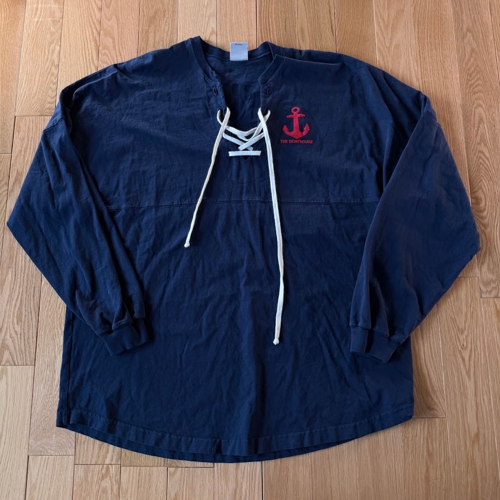 The Boathouse Orlando Florida Disney Springs Spirit Jersey Navy Adult Xl